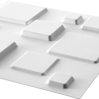 WallArt Nástenné panely 3D štvorce, 12 ks, GA-WA09