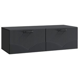 vidaXL N&aacute;stenn&aacute; TV skrinka Čierna 98 x 41 x 30 cm Kompozitn&eacute; drevo