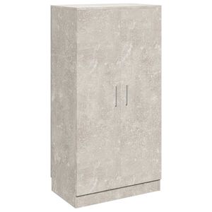vidaXL Botn&iacute;k bet&oacute;novo-siv&yacute; 55x35x108 cm spracovan&eacute; drevo