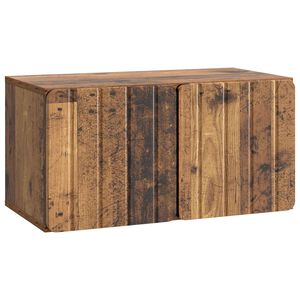 vidaXL N&aacute;stenn&aacute; TV skrinka N&aacute;stenn&yacute; Star&eacute; drevo 59,5 x 31 x 30 cm