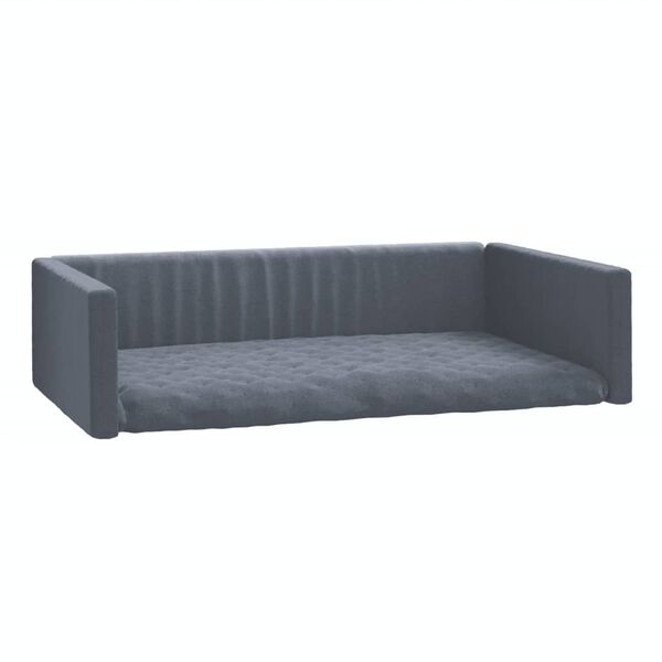 vidaXL Sedačka pre psa do auta siv&aacute; 90x60 cm ľanov&yacute; vzhľad