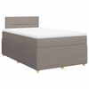 vidaXL Boxspring posteľ s matracom sivohned&yacute; 120x200 cm l&aacute;tka