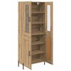 vidaXL Highboard Remeseln&yacute; dub 69,5 x 34 x 180 cm Kompozitn&eacute; drevo