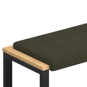 vidaXL Vank&uacute;&scaron; na lavičku Umel&yacute; semi&scaron;ov&yacute; materi&aacute;l Arm&aacute;dna zelen&aacute;