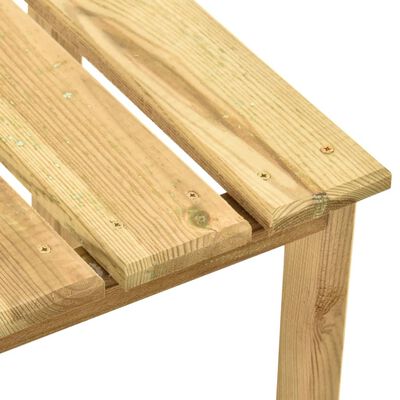 vidaXL Záhradné ležadlo so stolom impregnované borovicové drevo