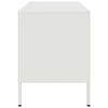 vidaXL TV skrinky 2 ks biele 68x39x50,5 cm oceľ