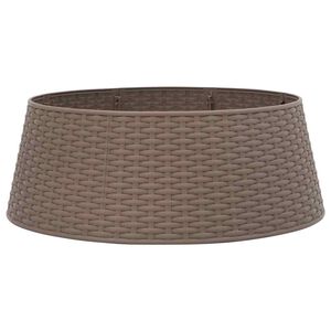 vidaXL Vianočn&aacute; sukňa na stromček hned&aacute; &Oslash;65x23 cm plastov&aacute;