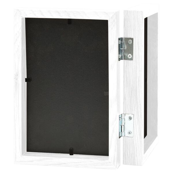 vidaXL Dvojit&yacute; fotor&aacute;mik kol&aacute;žov&yacute; biely 2x(21x29,7 cm)