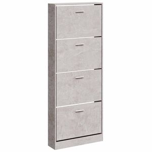 vidaXL Botn&iacute;k bet&oacute;novo siv&yacute; 59x17x150 cm spracovan&eacute; drevo