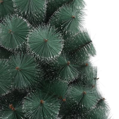 vidaXL Osvetlený umelý vianočný stromček, zelený 150 cm, PVC a PE