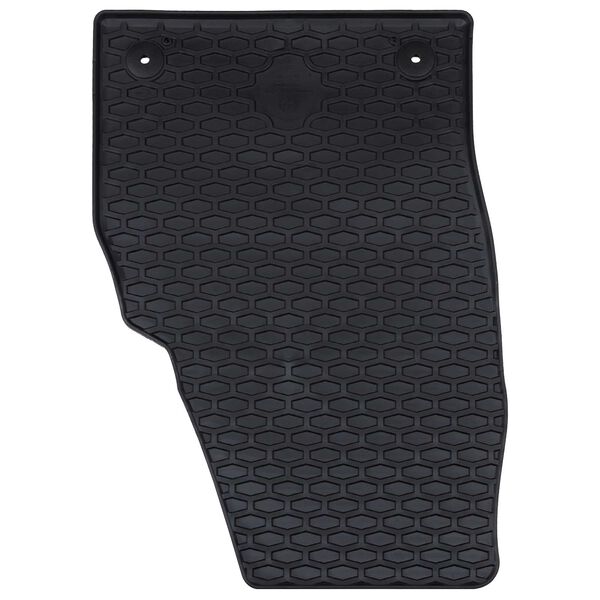 vidaXL Autokoberec 4 pcs Čierny vhodn&eacute; pre &Scaron;koda FABIA 2021- Guma