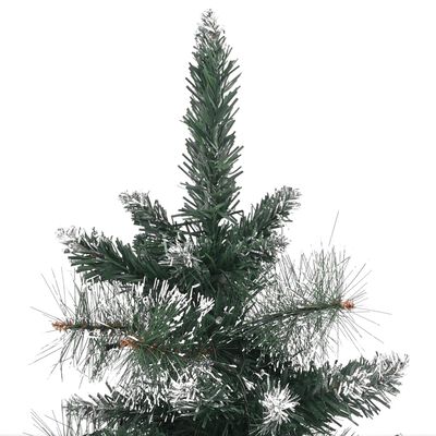 vidaXL Osvetlený umelý vianočný stromček+stojan, zelený 90 cm, PVC
