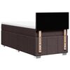 vidaXL Boxspring posteľ s matracom tmavohned&aacute; 90x190 cm l&aacute;tka