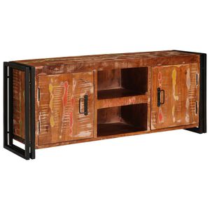 vidaXL TV skrinka Viacfarebn&yacute; 120 x 33 x 50 cm recyklovan&yacute; mas&iacute;v