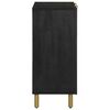 vidaXL Komoda čierna 90x33x75 cm kompozitn&eacute; drevo