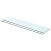 vidaXL Poličky 2 ks panel z priehľadn&eacute;ho skla 70x15 cm