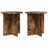 vidaXL Stojan na rastliny 2 pcs Dymov&yacute; dub 40 x 40 x 40 cm