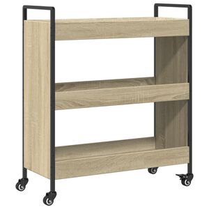 vidaXL Kuchynsk&yacute; voz&iacute;k dub sonoma 70x30x82 cm kompozitn&eacute; drevo