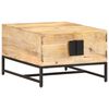 vidaXL Konferenčn&yacute; stol&iacute;k 67x67x45 cm, mangov&yacute; mas&iacute;v