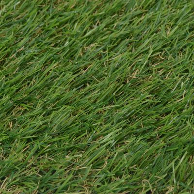 vidaXL Umelý trávnik 1x5 m/20 mm zelený