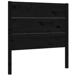 vidaXL Čelo postele čierne 96x4x100 cm mas&iacute;vna borovica