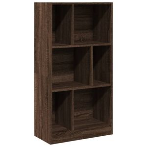 vidaXL Knižnica hned&yacute; dub 57x28,5x107,5 cm kompozitn&eacute; drevo