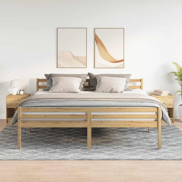 vidaXL Nočné skrinky 2 ks so zásuvkou dub artisan 40x34x50 cm