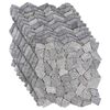 vidaXL Mozaikov&eacute; dlaždice Svetlosiv&aacute; 30 x 30 cm Mramor