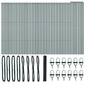 vidaXL Stĺp na plot. Siv&aacute;