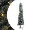 vidaXL Umel&yacute; vianočn&yacute; stromček Zelen&aacute; 240 cm PVC, plast a oceľ