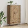 vidaXL Highboard Remeseln&yacute; dub 69,5 x 31 x 115 cm Kompozitn&eacute; drevo