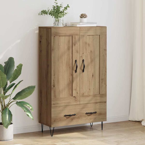 vidaXL Highboard Remeseln&yacute; dub 69,5 x 31 x 115 cm Kompozitn&eacute; drevo