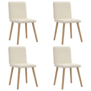 vidaXL Jed&aacute;lensk&eacute; stoličky 4 ks ľan