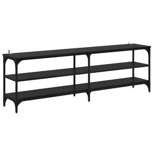 vidaXL TV skrinka Čierny dub 160 x 30 x 50 cm