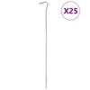 vidaXL Stanov&eacute; kol&iacute;ky 25 ks 30 cm &Oslash;5 mm pozinkovan&aacute; oceľ