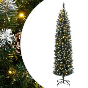 vidaXL Umel&yacute; &uacute;zky vianočn&yacute; stromček 150 LED 120 cm