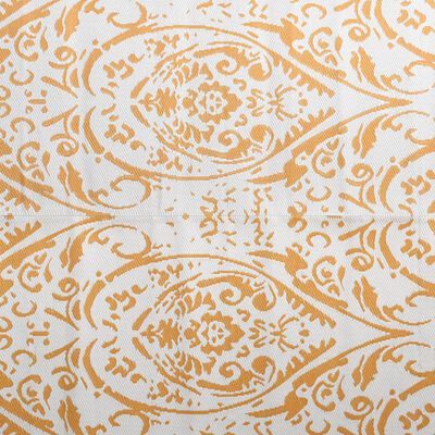 vidaXL Vonkajší koberec oranžovo-biely 190x290 cm PP