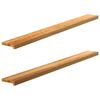 vidaXL Okenn&yacute; parapet 2 ks svetlohned&aacute; 160x15x2 cm dubov&yacute; mas&iacute;v