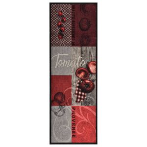 vidaXL Kuchynsk&yacute; koberec prateľn&yacute; rajčinov&yacute; dizajn 60x300 cm