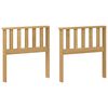 vidaXL Modul opierok r&uacute;k 2 pcs Biela 60 x 6 x 61 cm