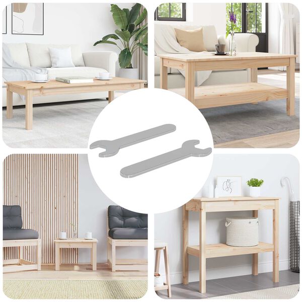 vidaXL Spanner 2 pcs Strieborn&aacute; 10 mm Železo