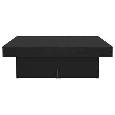 vidaXL Konferenčný stolík čierny 90x90x28 cm drevotrieska