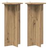 vidaXL Stojan na rastliny 2 ks Dub artisan 40 x 40 x 80 cm