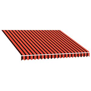 vidaXL N&aacute;hradn&aacute; l&aacute;tka na mark&iacute;zu Oranžov&aacute; a hned&aacute; 300 x 250 cm