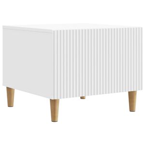 vidaXL Konferenčn&yacute; stol&iacute;k Biela 49 x 50 x 40 cm Kompozitn&eacute; drevo