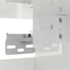 vidaXL Nástenné TV skrinky 4 ks lesklé biele 30,5x30x30 cm