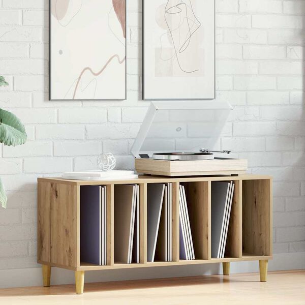 vidaXL Skrinka na platne dub artisan 100x38x48 cm kompozitn&eacute; drevo