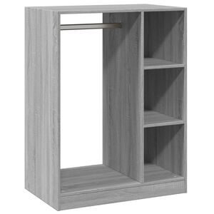 vidaXL &Scaron;atn&iacute;k siv&yacute; sonoma 77x48x102 cm kompozitn&eacute; drevo