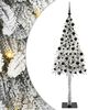 vidaXL Vianočn&yacute; stromček s 300 LED-i Biela 210 cm PE a oceľ