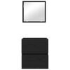 vidaXL Kúpeľňová skriňa Čierny dub 41 x 38,5 x 45 cm Kompozitné drevo